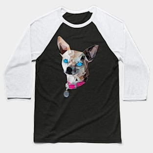 Geometric Chihuahua Baseball T-Shirt